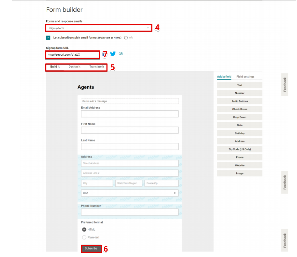 Mailchimp Integration Creating Newsletter Signup Forms Booking Manager