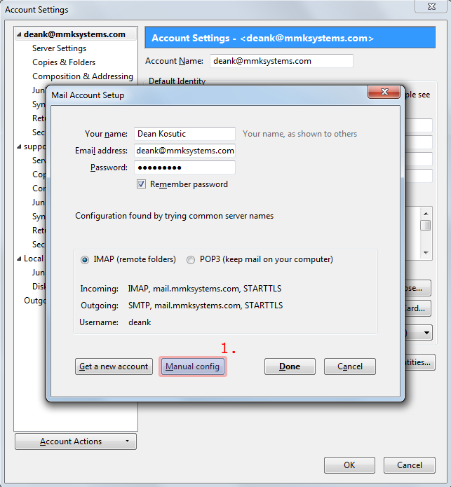 mailbird imap configuration